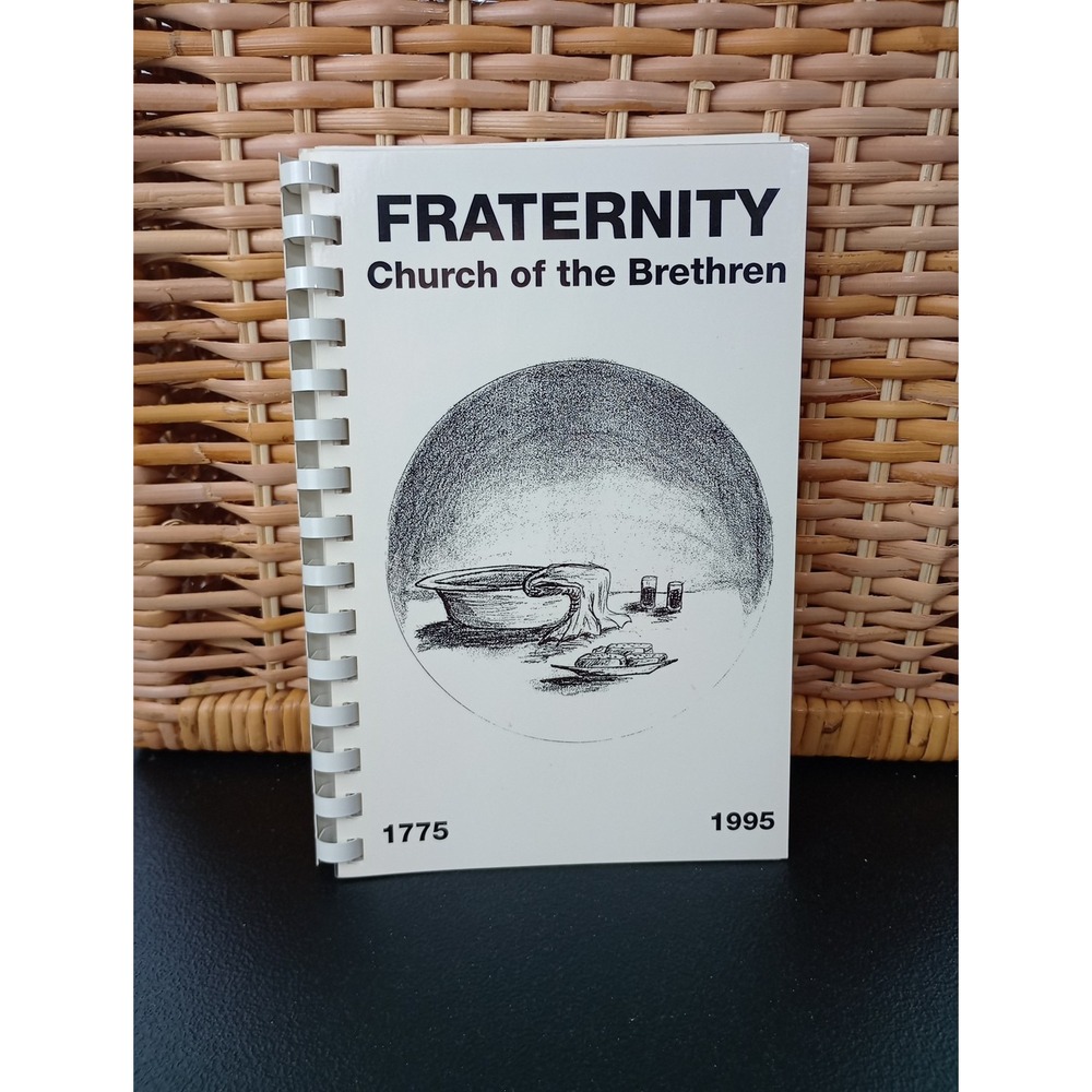 Fraternity Church Of The Brethren Winston-Salem, NC Cookbook Spiral 1995 Dunkers